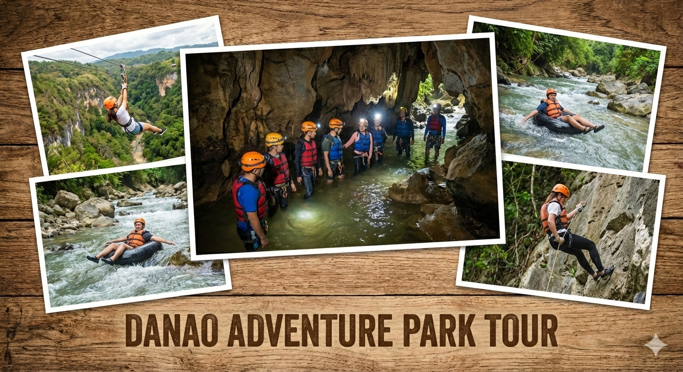 Danao Adventure Park extreme activities and Sagbayan Peak 360-degree view of Chocolate Hills Bohol